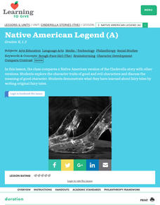 A Native American Legend Lesson Plan A Native American Legend Lesson Plan
