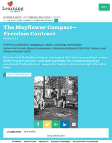 The Mayflower Compact-Freedom Contract Lesson Plan The Mayflower Compact-Freedom Contract Lesson Plan