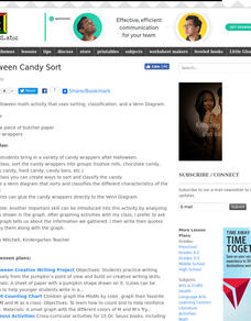 Halloween Candy Sort Lesson Plan Halloween Candy Sort Lesson Plan