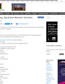 Go Away, Big Green Monster! Activities Lesson Plan Go Away, Big Green Monster! Activities Lesson Plan