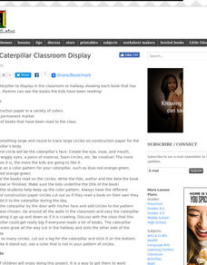 Book Caterpillar Lesson Plan Book Caterpillar Lesson Plan