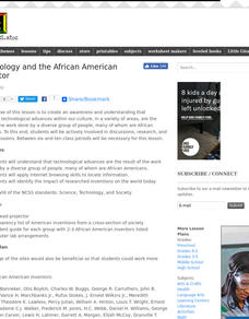 Technology and the African American Inventor Lesson Plan Technology and the African American Inventor Lesson Plan