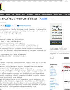 We Learn Our ABC's Lesson Plan We Learn Our ABC's Lesson Plan