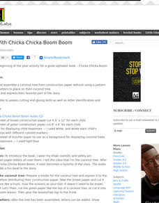 Fun With Chicka Chicka Boom Boom Lesson Plan Fun With Chicka Chicka Boom Boom Lesson Plan