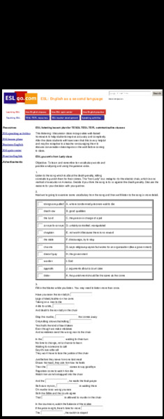 ESL go.com's Iron Lady class Lesson Plan ESL go.com's Iron Lady class Lesson Plan