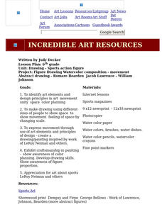 Sports Action Figure Lesson Plan Sports Action Figure Lesson Plan