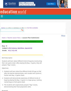 Bug-O Lesson Plan Bug-O Lesson Plan