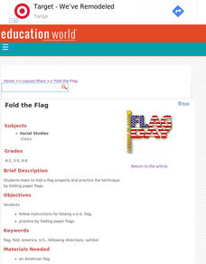 Fold the Flag Lesson Plan Fold the Flag Lesson Plan