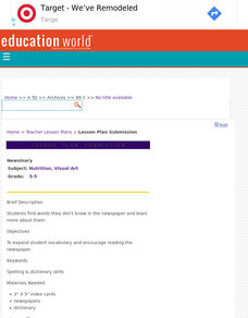 "Newsinary" Lesson Plan "Newsinary" Lesson Plan