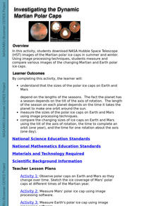 Investigating the Dynamic Martian Polar Caps Lesson Plan Investigating the Dynamic Martian Polar Caps Lesson Plan
