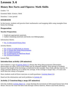 Honey Bee Facts And Figures: Math Skills Lesson Plan Honey Bee Facts And Figures: Math Skills Lesson Plan