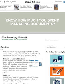 Press-ing Freedom Lesson Plan Press-ing Freedom Lesson Plan