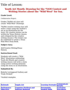 YAM Contest and Writing Stories about the "Wild West" Lesson Plan YAM Contest and Writing Stories about the "Wild West" Lesson Plan