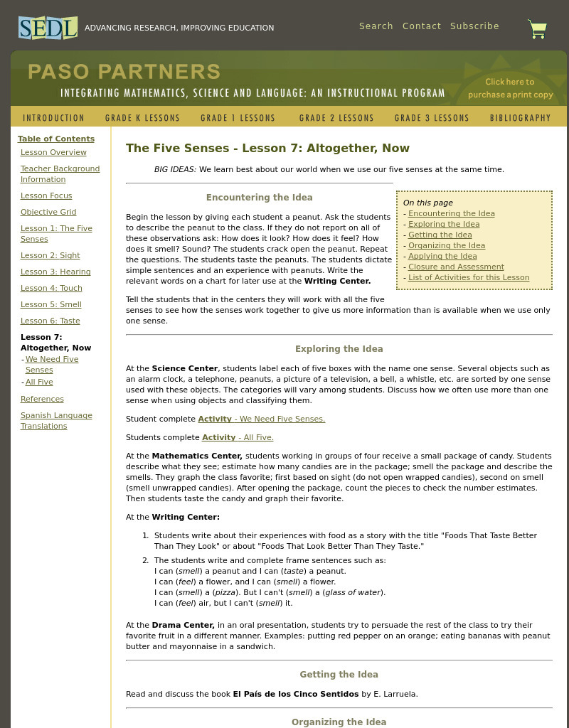 Altogether, Now Lesson Plan Altogether, Now Lesson Plan