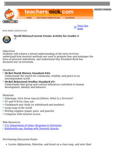 World History/Current Events Activity Lesson Plan World History/Current Events Activity Lesson Plan