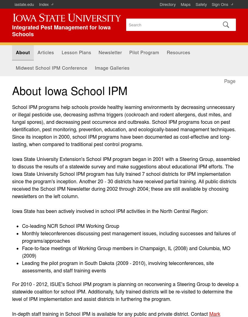 PESTICIDES AS CHEMICAL TOOLS IN IPM Lesson Plan PESTICIDES AS CHEMICAL TOOLS IN IPM Lesson Plan