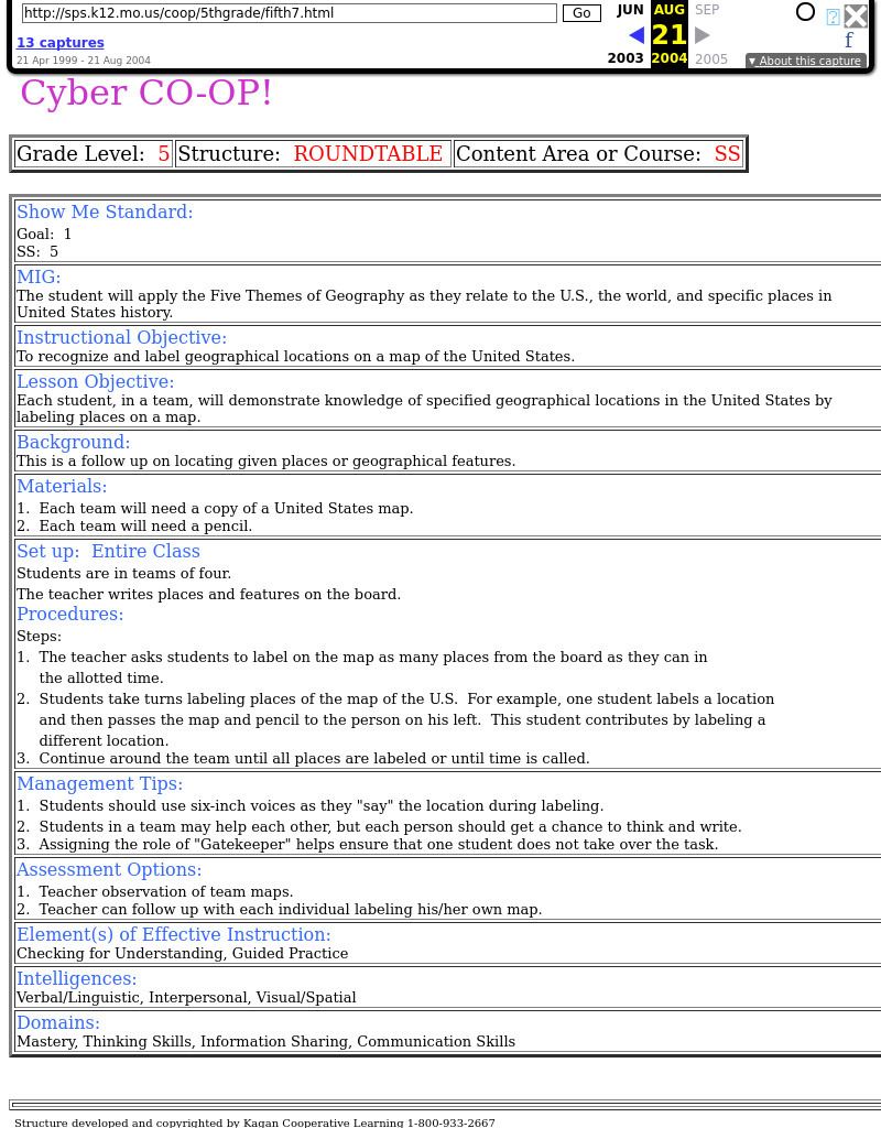 Roundtable Lesson Plan Roundtable Lesson Plan