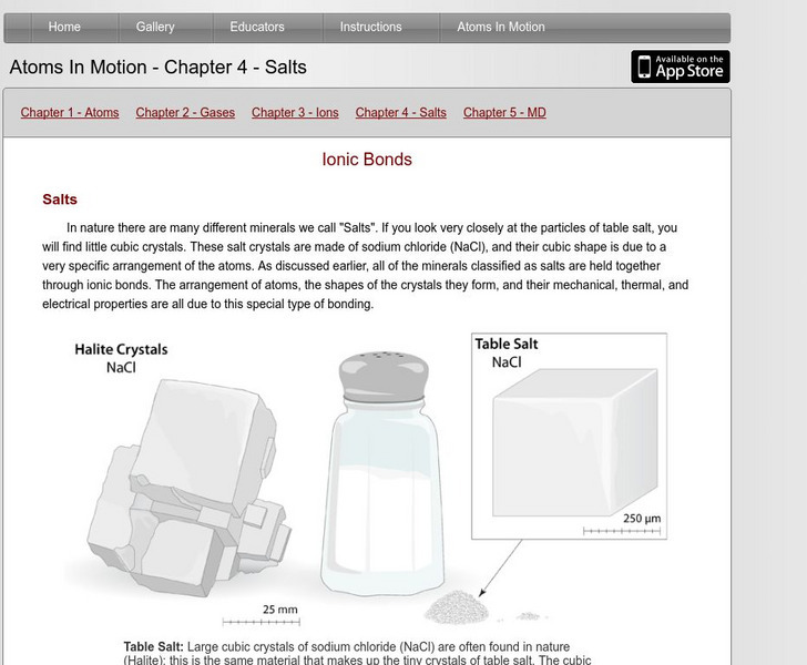 Atoms in Motion: Ionic Bonds eBook Atoms in Motion: Ionic Bonds eBook