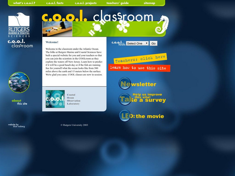 Rutgers Marine & Coastal Sciences: Cool Classroom Unit Plan Rutgers Marine & Coastal Sciences: Cool Classroom Unit Plan
