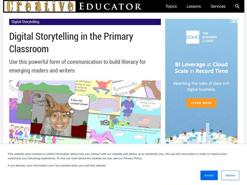 Tech4 Learning: Digital Storytelling in the Primary Classroom Article Tech4 Learning: Digital Storytelling in the Primary Classroom Article