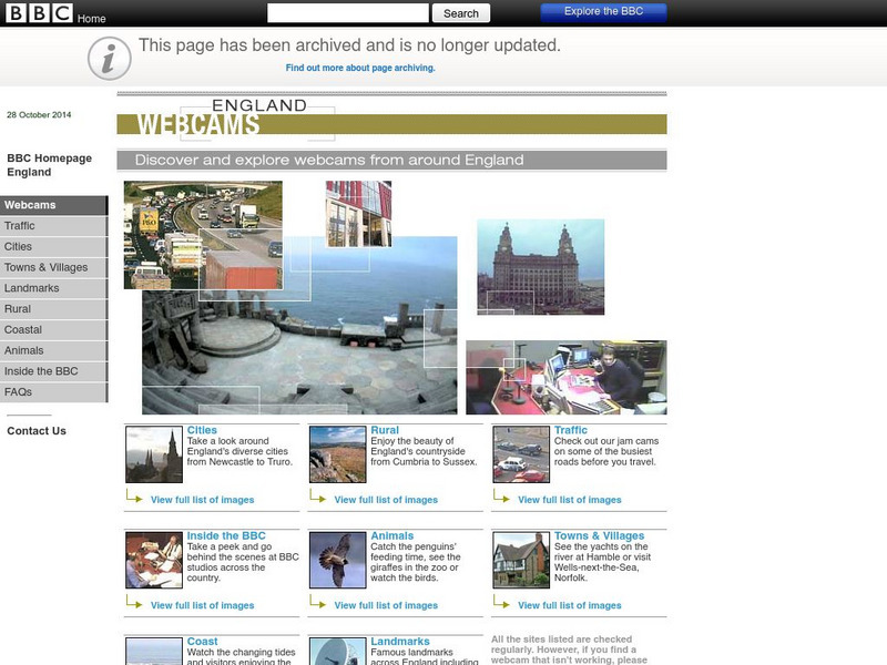 Bbc: Webcams Around England Graphic Bbc: Webcams Around England Graphic