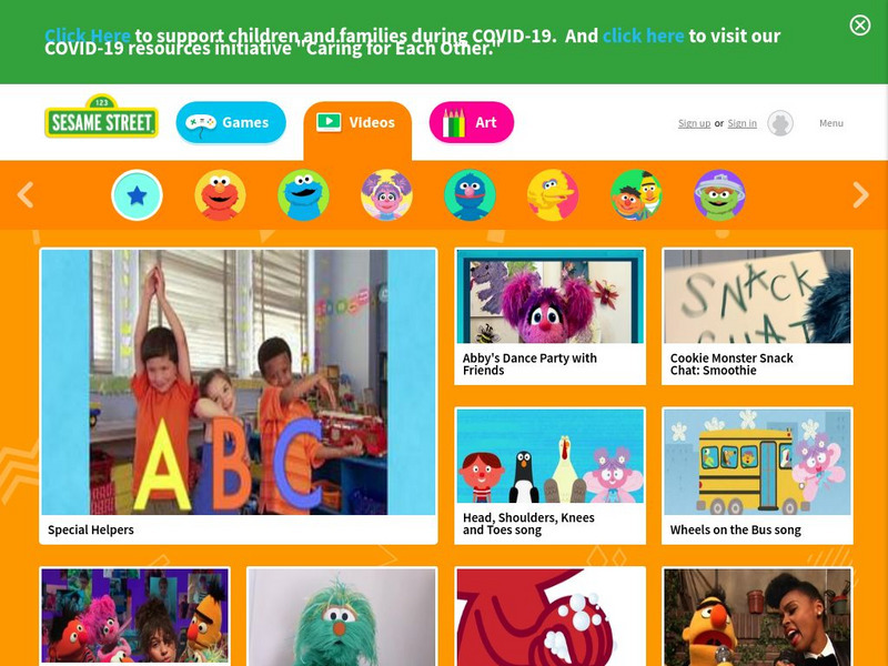 Sesame Street: Special Helpers Instructional Video Sesame Street: Special Helpers Instructional Video
