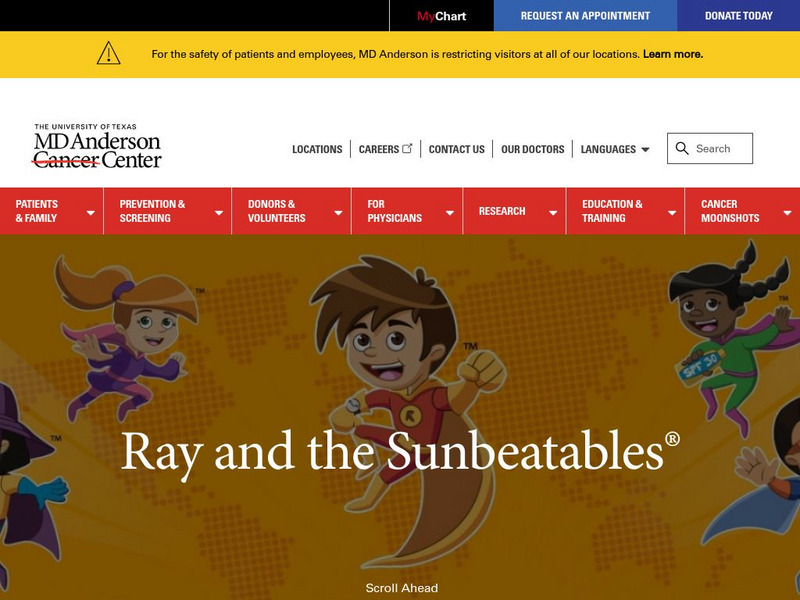 University of Texas: Ray and the Sunbeatables Website University of Texas: Ray and the Sunbeatables Website