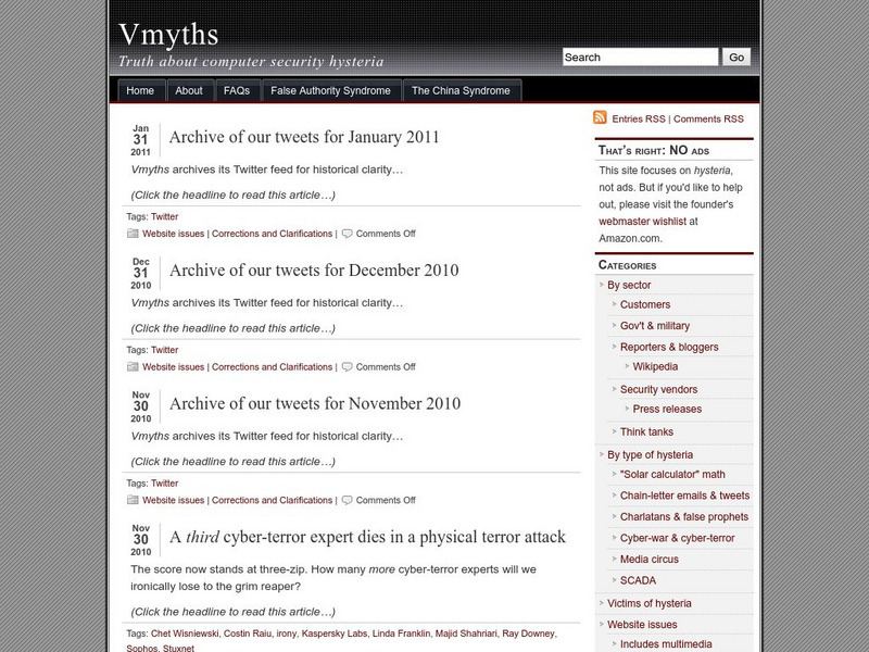 V Myths Website for 9th - 10th Grade | Lesson Planet