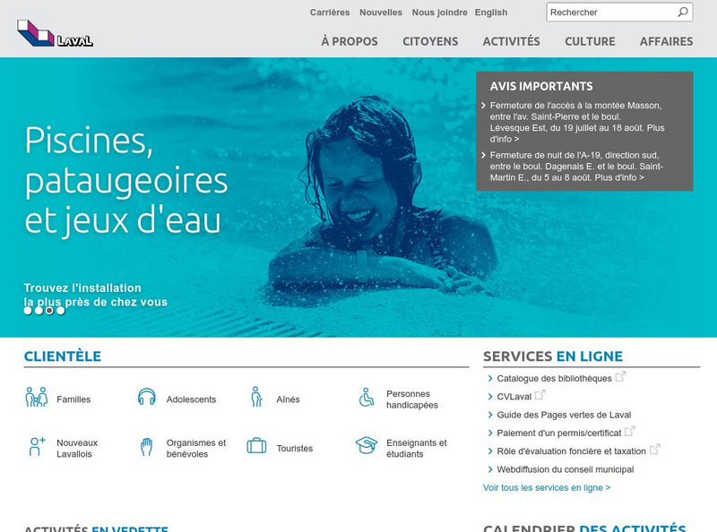 Ville De Laval: Laval Website