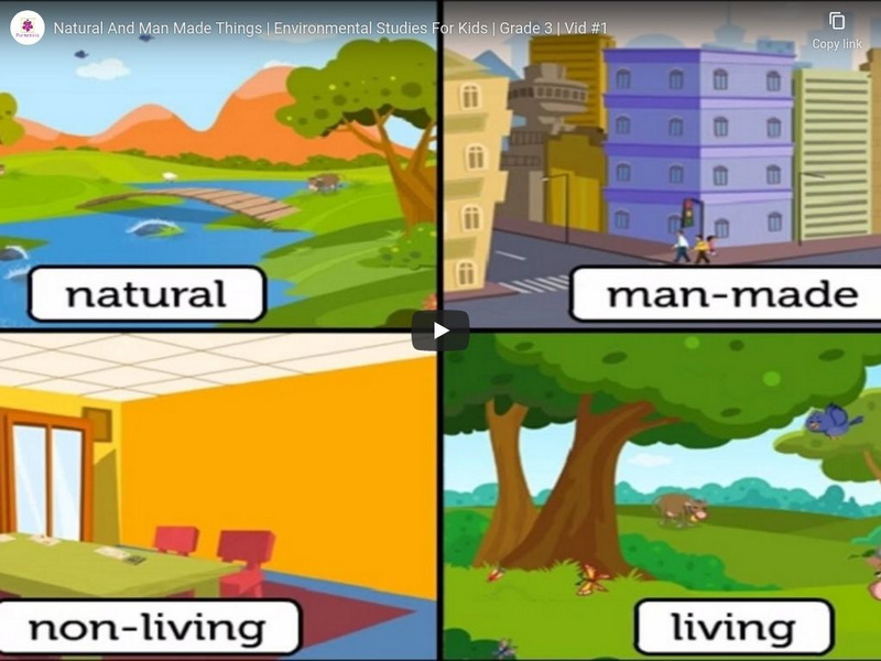 Periwinkle: Environmental Studies for Kids: Natural and Man Made Things Instructional Video