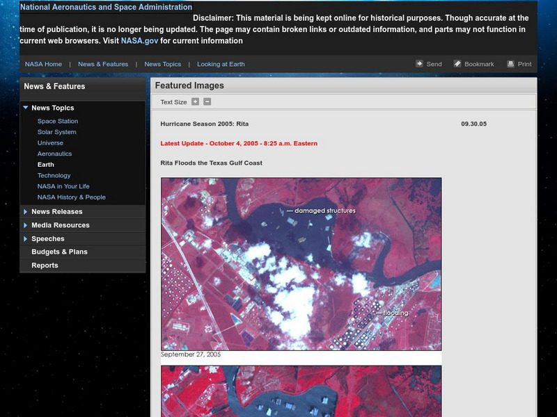 Nasa: Hurricane Season 2005: Rita Interactive Nasa: Hurricane Season 2005: Rita Interactive