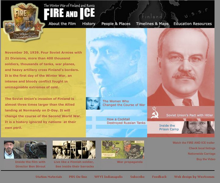 Fire and Ice: The Winter War of Finland and Russia Website Fire and Ice: The Winter War of Finland and Russia Website