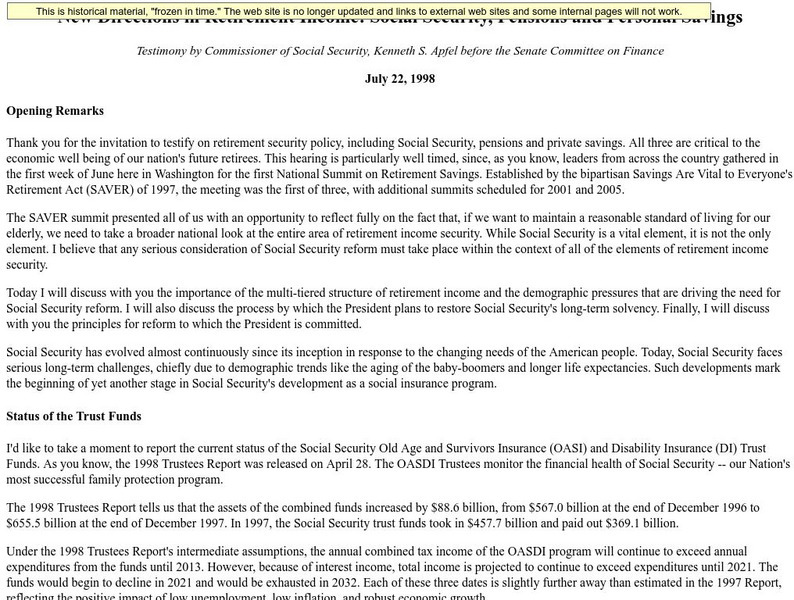 Nara: New Directions in Retirement Income Primary