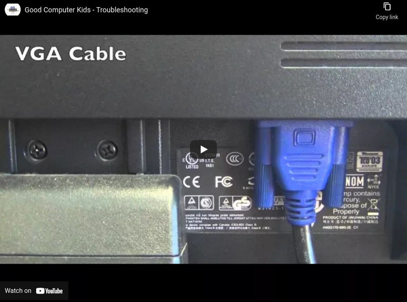 Good Computer Kids: Troubleshooting Instructional Video Good Computer Kids: Troubleshooting Instructional Video