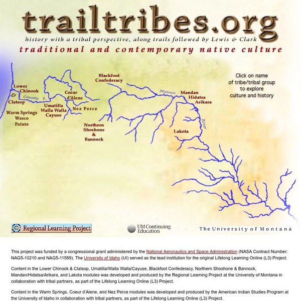 Trail Tribes: Traditional and Contemporary Native Culture Website