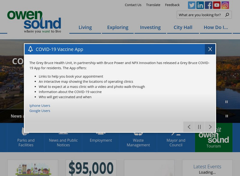 City of Owen Sound: Owen Sound, Ontario, Canada Website City of Owen Sound: Owen Sound, Ontario, Canada Website