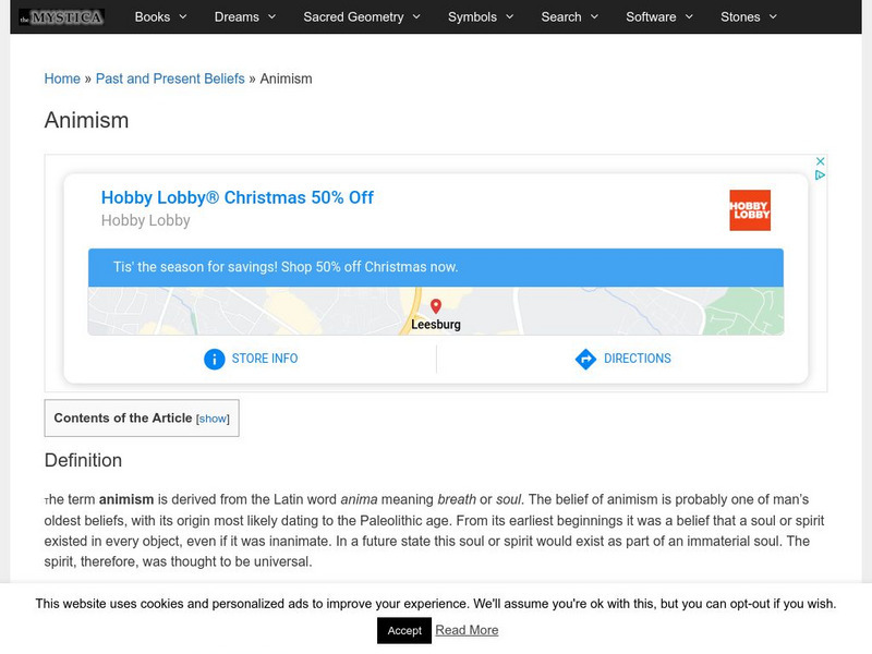 Hefner and Guimaraes: Animism Handout