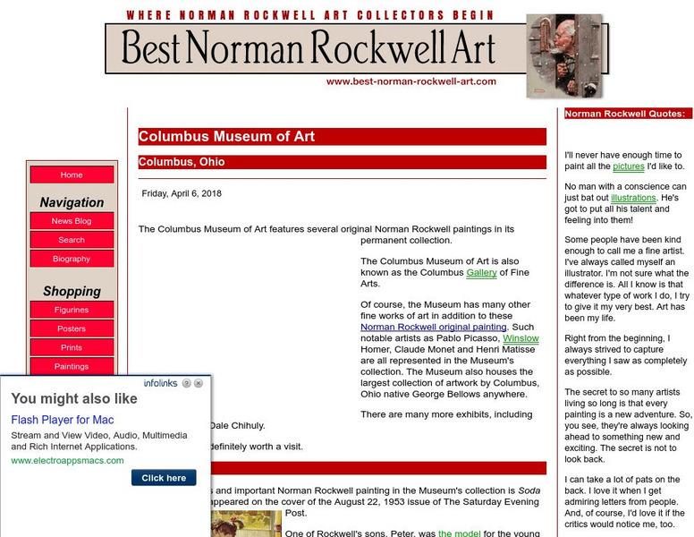 Columbus Museum of Art: Curator's View: Norman Rockwell's "Soda Jerk" Graphic Columbus Museum of Art: Curator's View: Norman Rockwell's "Soda Jerk" Graphic