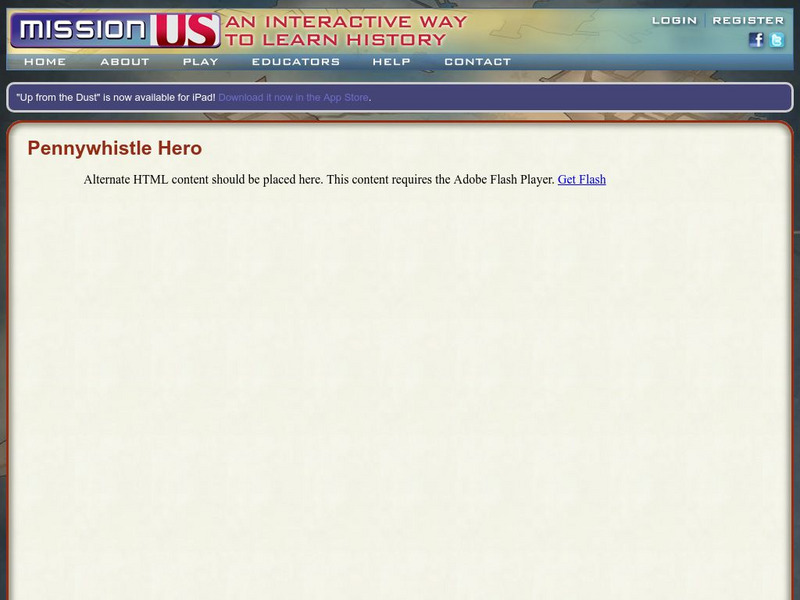 Mission Us: Pennywhistle Hero Interactive Mission Us: Pennywhistle Hero Interactive