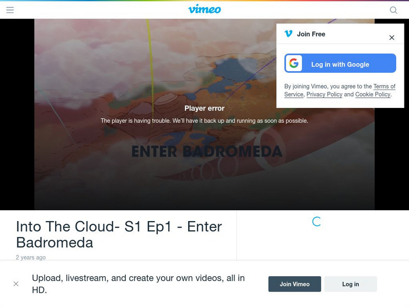 Netsmartz: Into the Cloud: S1 Ep 1: Badromeda Instructional Video
