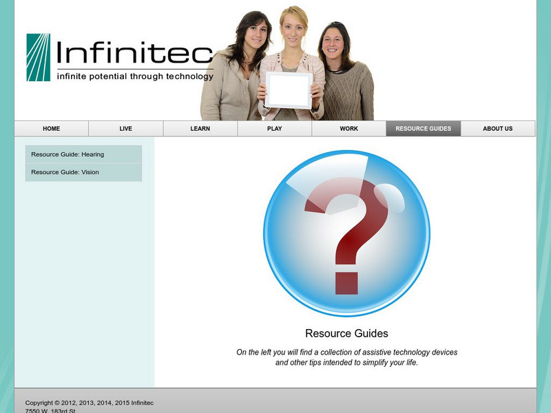 Infinitec: Resource Guides Website Infinitec: Resource Guides Website