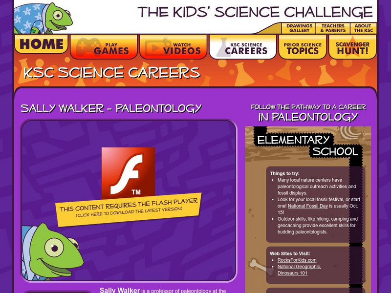 Kids Science Challenge: A Day in the Life of a Paleontologist Instructional Video Kids Science Challenge: A Day in the Life of a Paleontologist Instructional Video