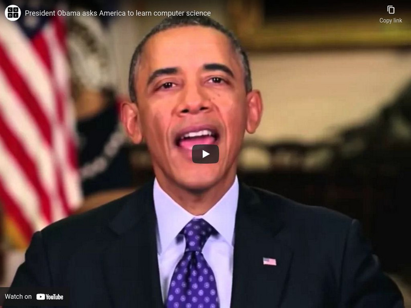 Code.org: President Obama on Computer Science Instructional Video
