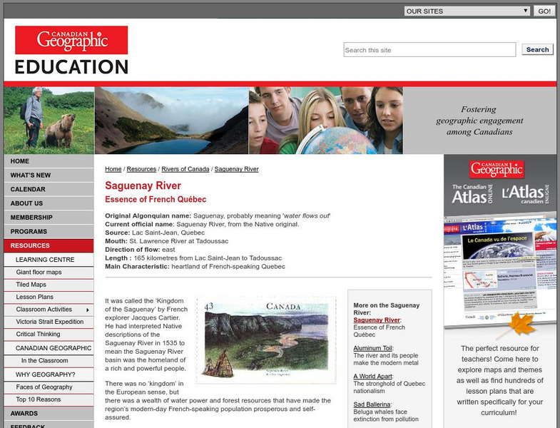 Saguenay River: Essence of French Quebec Website