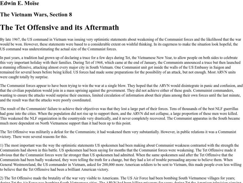 The Vietnam Wars: The Tet Offensive and Its Aftermath eBook The Vietnam Wars: The Tet Offensive and Its Aftermath eBook