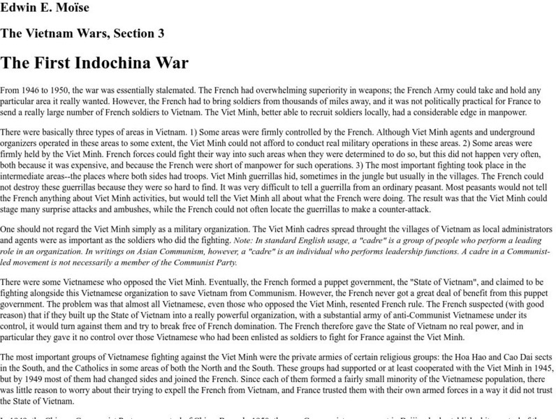 The Vietnam Wars: The First Indochina War eBook