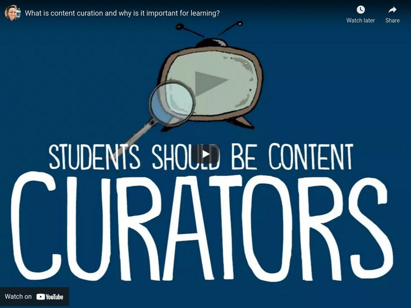 John Spencer: Students Should Be Content Curators Instructional Video John Spencer: Students Should Be Content Curators Instructional Video