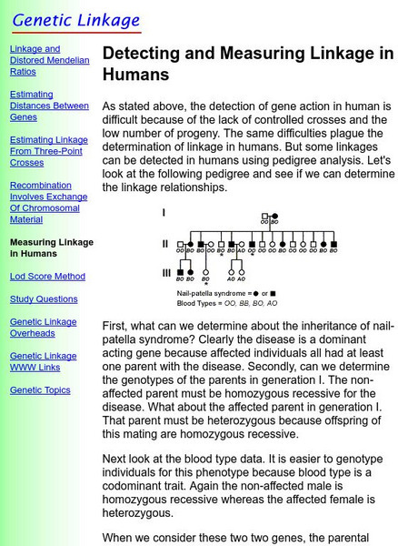 North Dakota State Univ.: Detecting and Measuring Linkage Handout North Dakota State Univ.: Detecting and Measuring Linkage Handout
