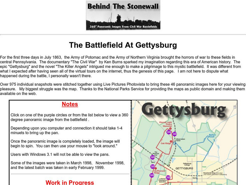 Behind the Stonewall: The Battlefield of Gettysburg Graphic