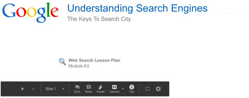 Google: Understanding Search Engines: Keys to Search City PPT Google: Understanding Search Engines: Keys to Search City PPT
